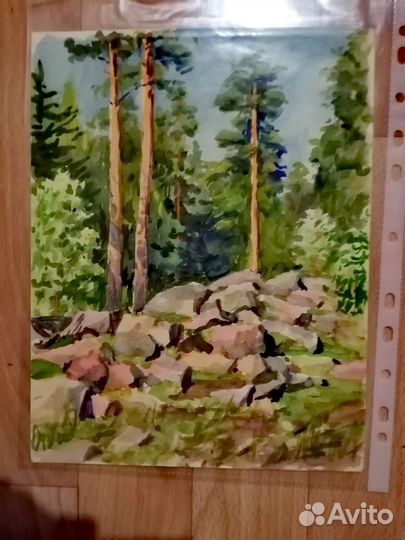 Акварели 1960-70х