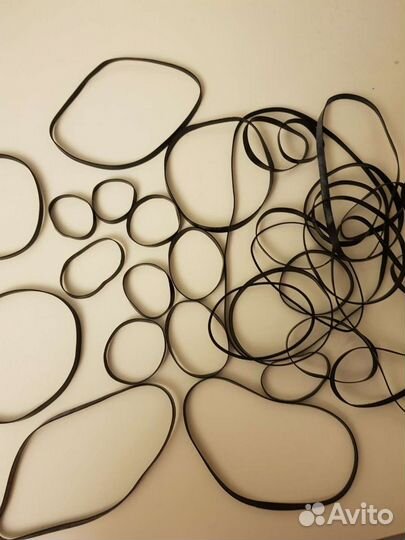 Пассики для магнитофонов кассетных 0,5-4мм