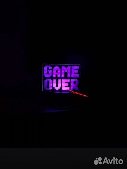 Светильник Game Over