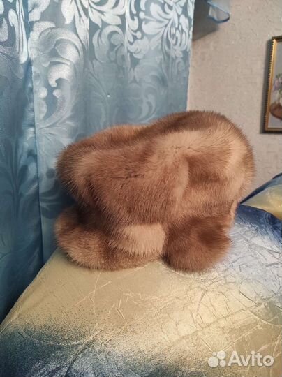 Шапка норковая женская