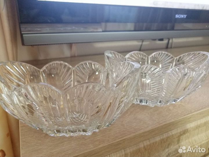 Хрусталь СССР, стопки, детская чашка, сливочник