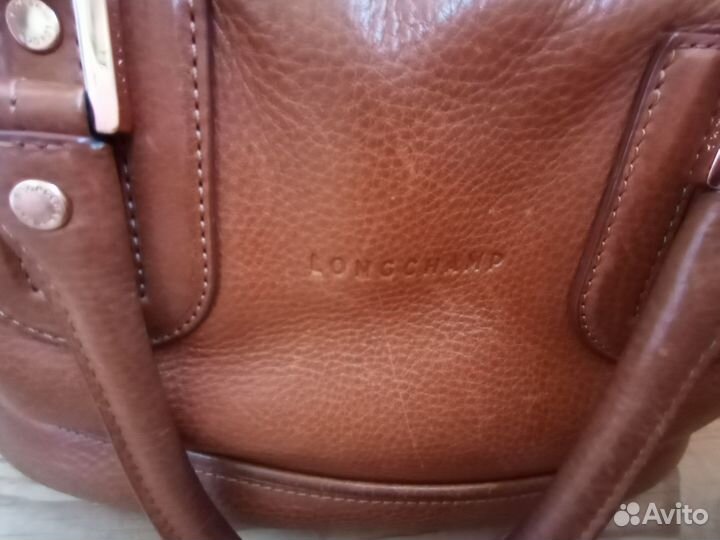 Сумка longchamp кожа