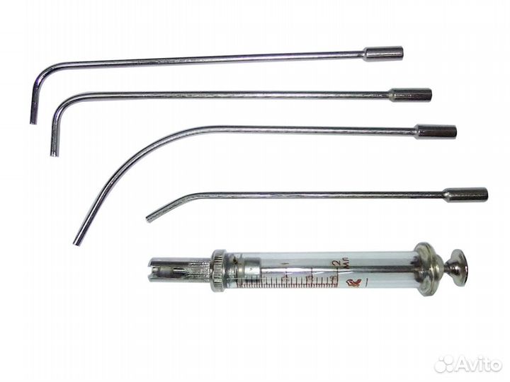 Шприц для внутригортанных вливаний 2 мл