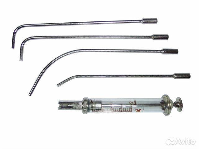 Шприц для внутригортанных вливаний 2 мл