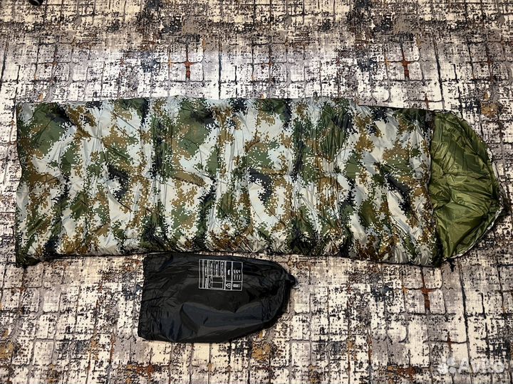 Зимний спальный мешок армейский камуфляж -20