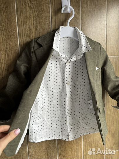 Пиджак и рубашка на мальчика