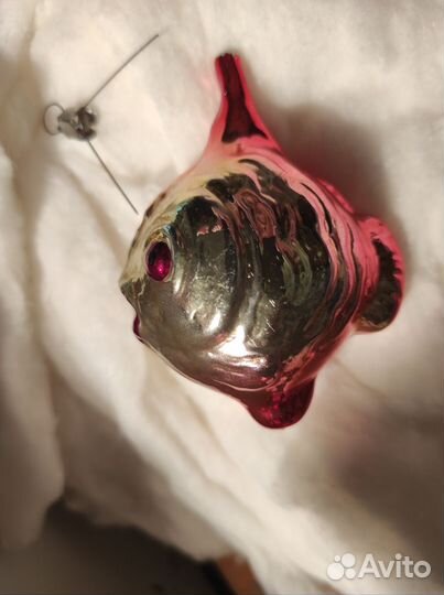 Рыбка ёлочная игрушка СССР