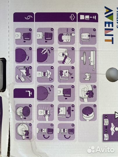 Пароварка блендер philips avent
