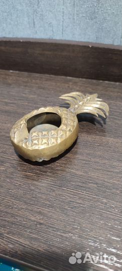 Пепельница латунь