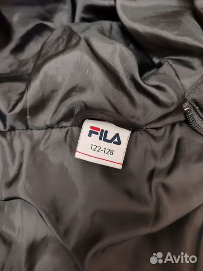 Пуховик зимний для Мальчика fila 122-128