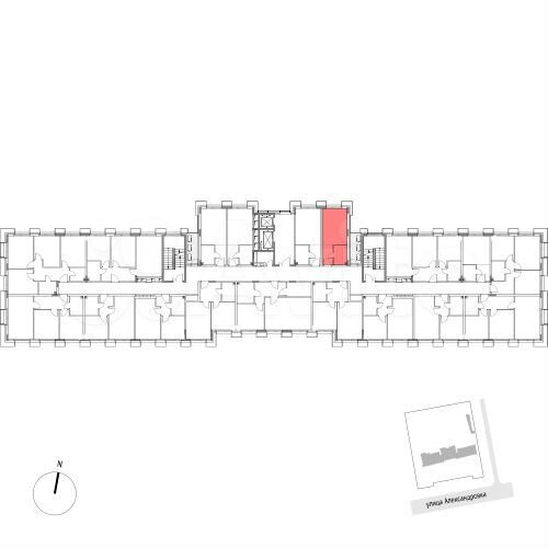 Апартаменты-студия, 22,1 м², 4/7 эт.