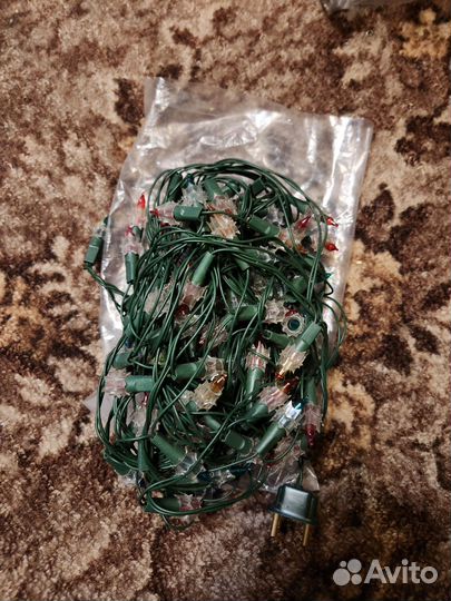 Гирлянды ламповые на запчасти