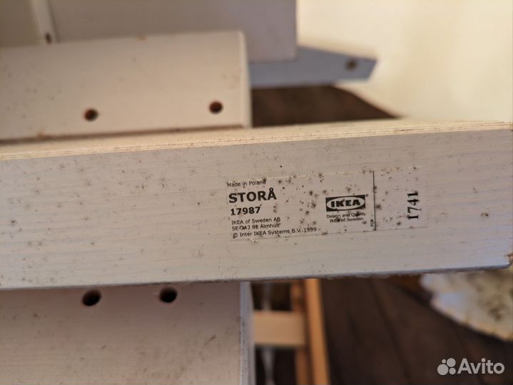 Кровать-чердак икеа стуро/ikea stora 140*200см