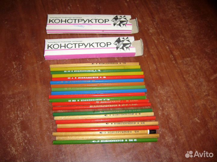 Карандаши Конструктор простые СССР (новые)