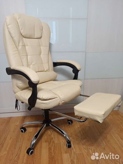 Кожаное кресло с массажем новые доставка беспл