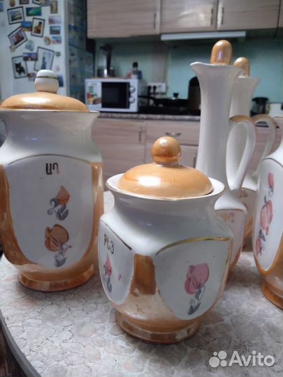 Набор посуды ретро