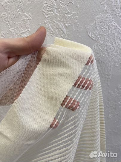 Тюль сетка штора 245Х415 см цвет шампань