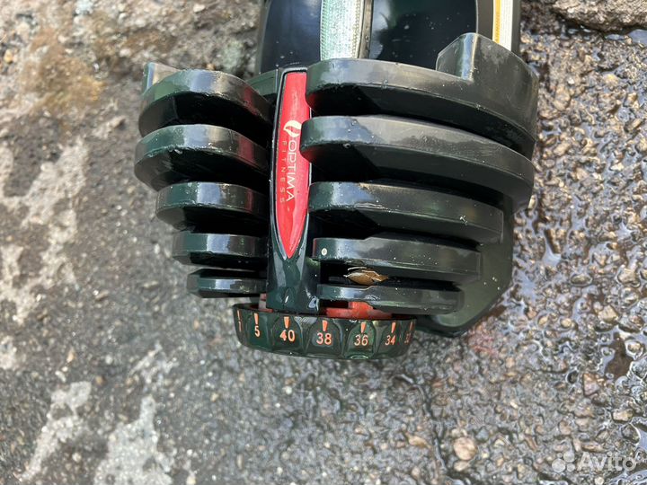 Регулируемая гантель Optima Fitness 40 кг