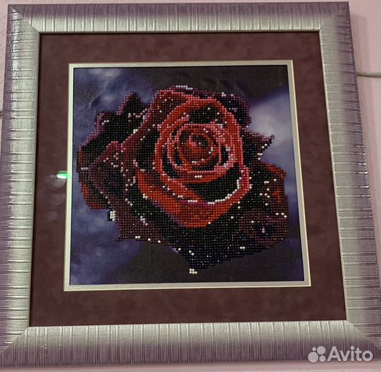 Картина Алая роза