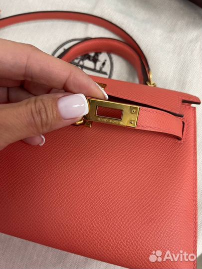 Сумка hermes kelly mini Epsom