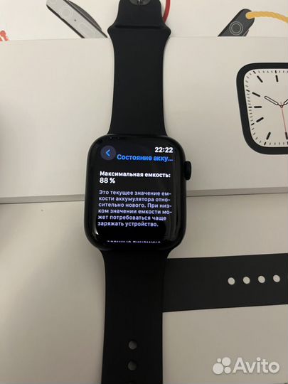 Apple Watch 7 серии Midnight 45мм