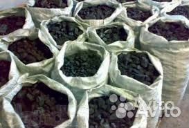 Уголь в мешках