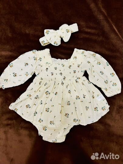 Платье боди для девочки 62 68