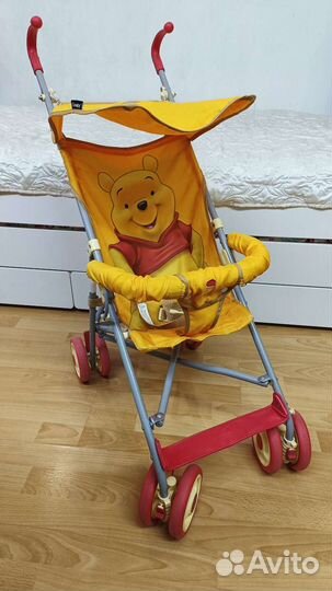 Коляска прогулочная трость disney Винни пух