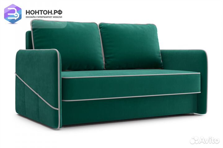 Диван еврокнижка Энерджи изумрудный