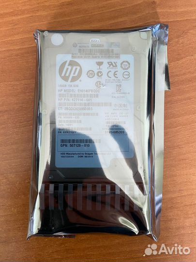 Жесткий диск HP GEN 5, 6 и 7