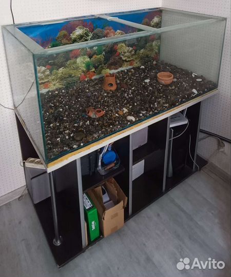 Аквариум с тумбой 400 литров