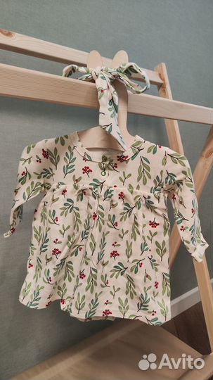 Боди-платье с повязкой 74-80 р