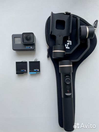 Gopro hero 6 + трехосевой стабилизатор