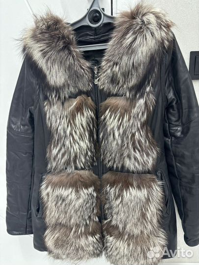 Куртка кожаная