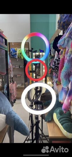 Кольцевая лампа со штативом