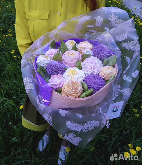 Изготовление зефирных цветов, букетов