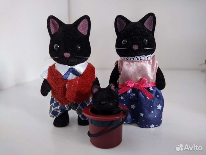 Sylvanian families утки, кроты, кошки, свинки