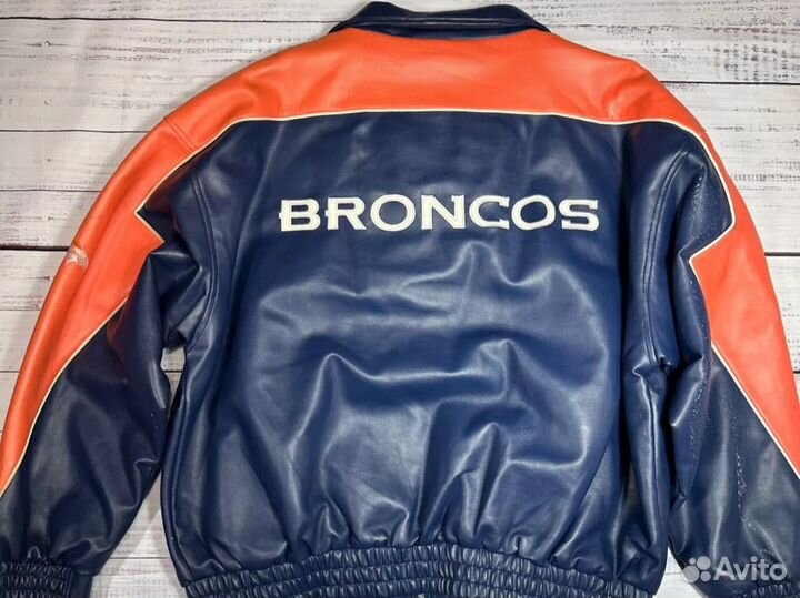 Кожаная куртка Denver Broncos