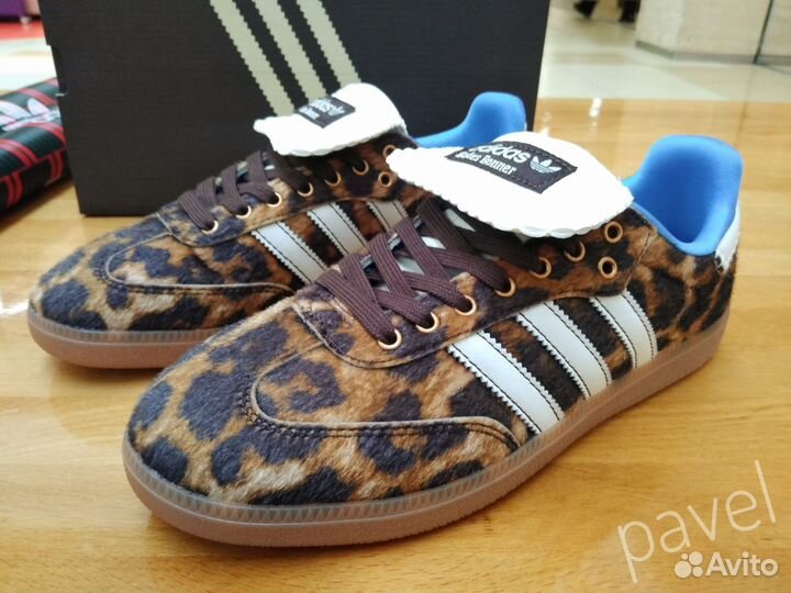 Кеды Adidas Samba x Wales Bonner Leopard