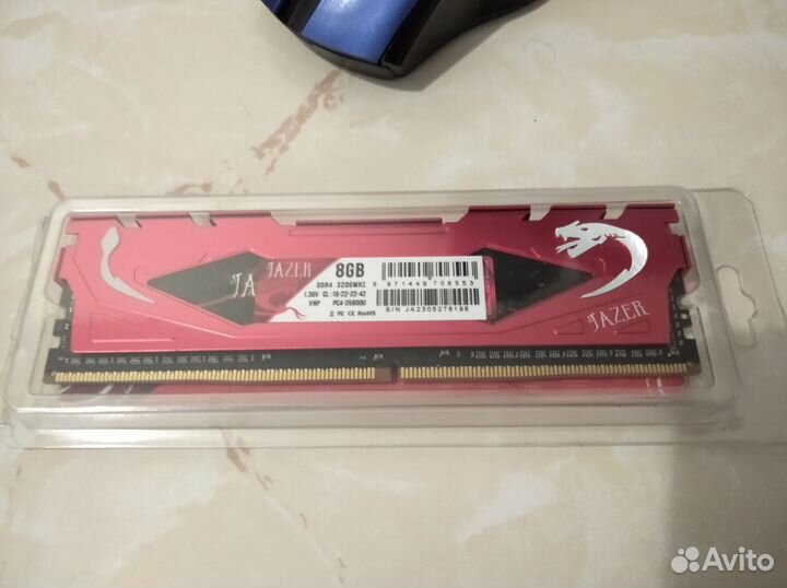 Новая оперативная память Jazer ddr4 8gb 3200мгц