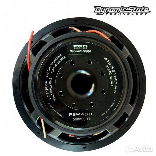 Dynamic State PRO PSW-43D1 сабвуфер 15