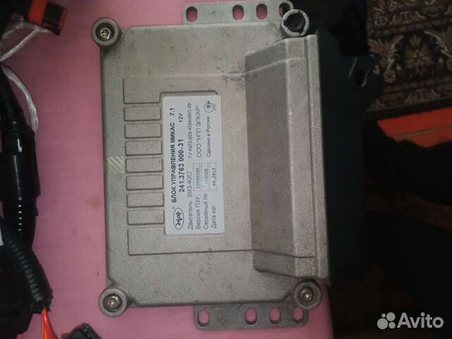 Блок управления, проводка, датчик расхода воздуха