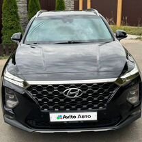 Hyundai Santa Fe 2.2 AT, 2019, 114 000 км, с пробегом, цена 2 800 000 руб.