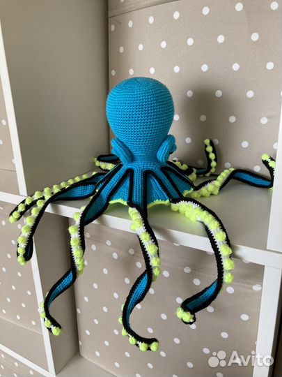 Вязаная крючком игрушка Осьминог амигуруми