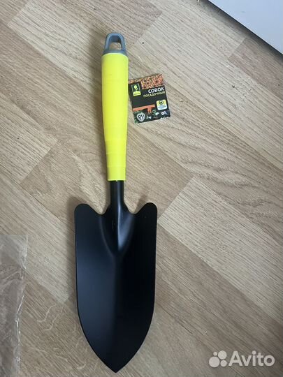 Совок посадочный садовый 34 см металл/пластик