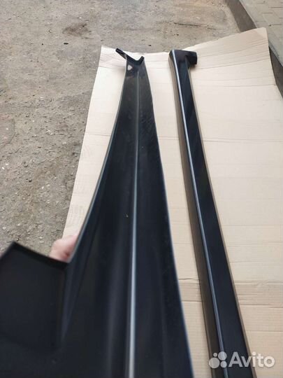 Накладки на пороги Шевроле Авео т250