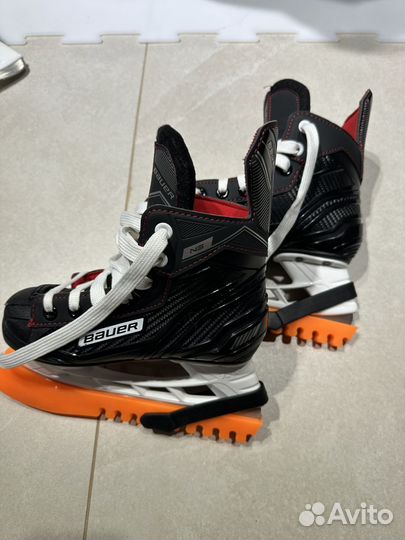 Хоккейные коньки bauer детские