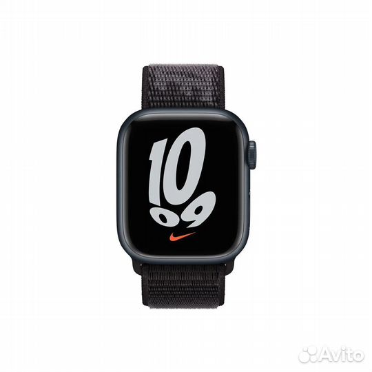 Ремешок нейлоновый Black Nike Sport Loop (Черный)