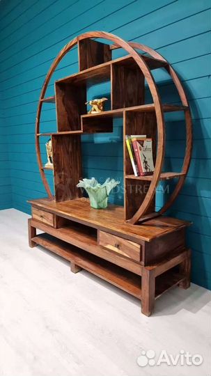Стеллаж.Этажерка.Полка.Винтаж.Дерево.Массив.Антик