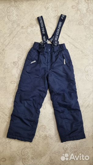 Зимние брюки на мальчика 110